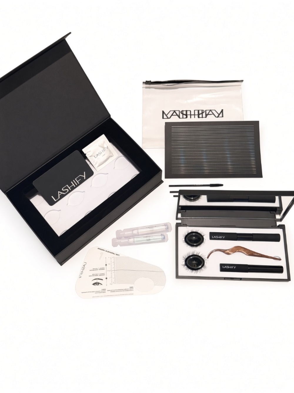 New In Box Lashify Control Kit  (Blk/Bold/Reg) + Melt Away Remover